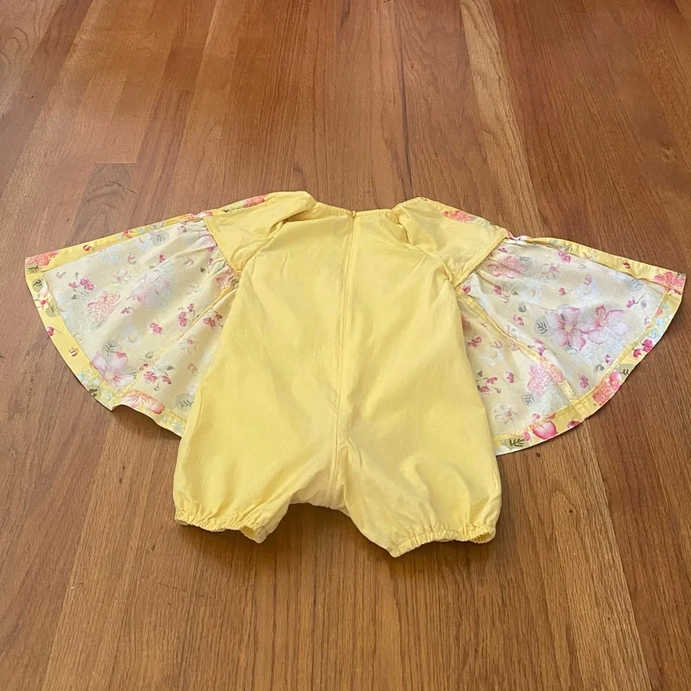 Catimini  Floral and Bees Baby Dress-Romper
